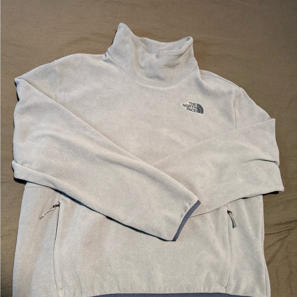 The North Face Light Green Turtleneck Sweater